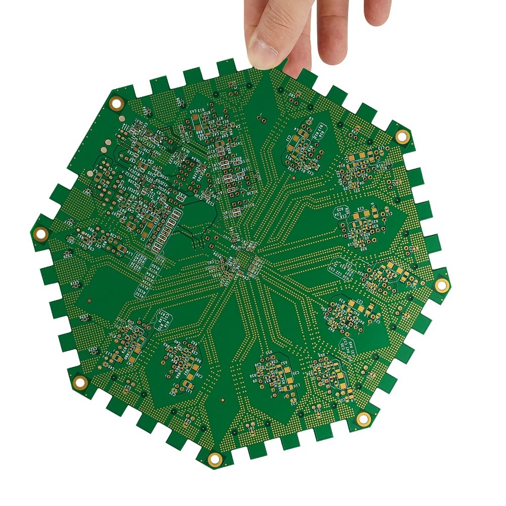 8 Layer Fr-4 370HR Telecom Electronic PCB